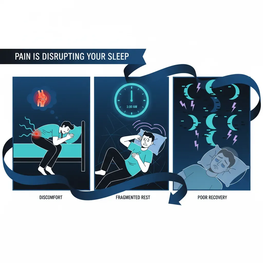Illustration: 3. Pain Is Disrupting Your Sleep