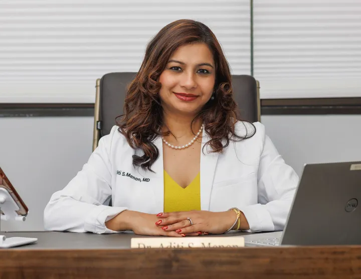 picture of dr. aditi menon in millburn NJ office